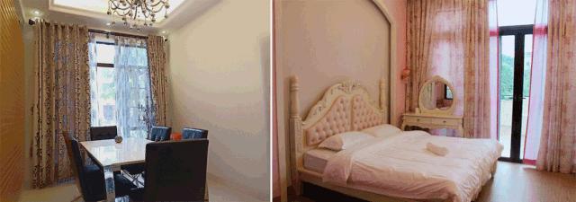 清远温泉民宿带私人泡池2房,清远温泉别墅3房带ktv