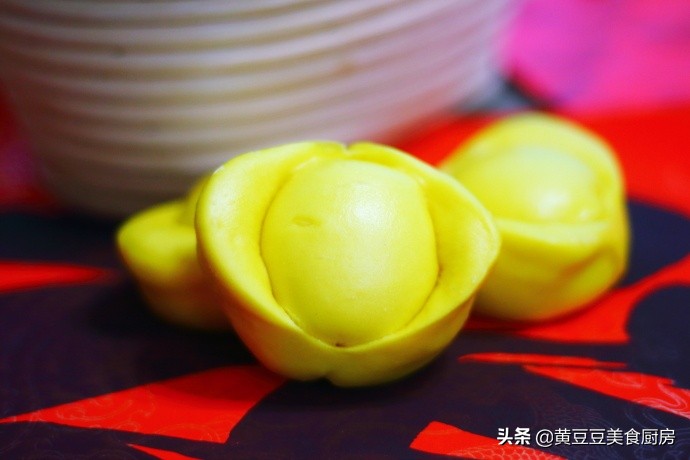过年好东西分享,福字元宝馒头