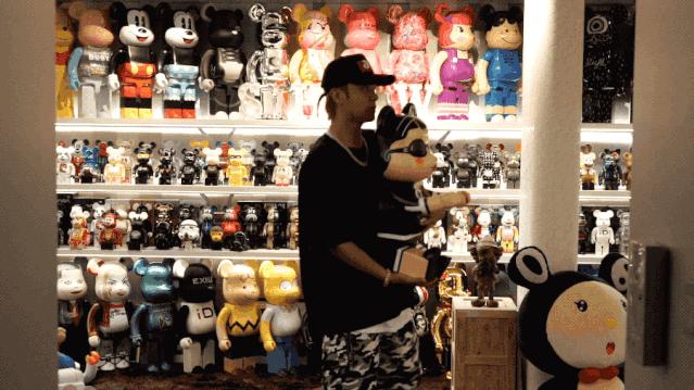 罗志祥参观萧敬腾豪宅,罗志祥家的玩具