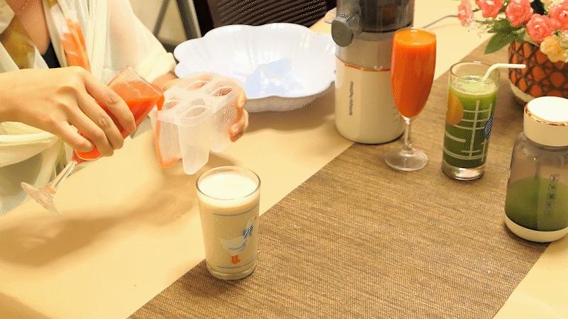 摩飞气泡原汁机苹果汁,来杯现榨果汁清凉一夏