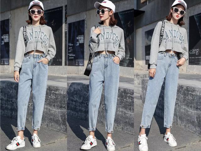 哈伦裤阔腿裤怎么搭配上衣,宽松阔腿裤哈伦裤搭配