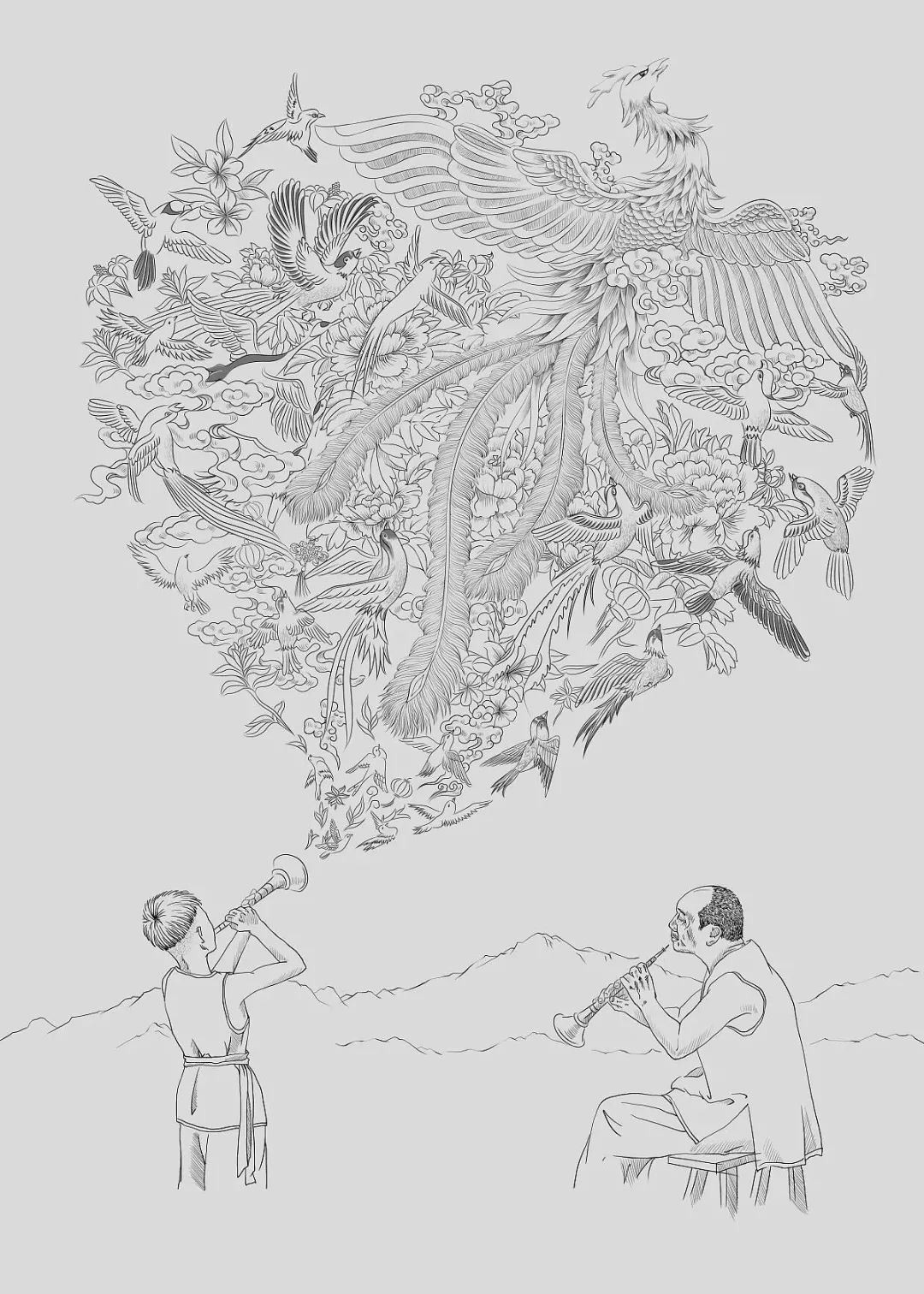 新一代中国钢笔画领军人物,极品五大钢笔画简直美爆