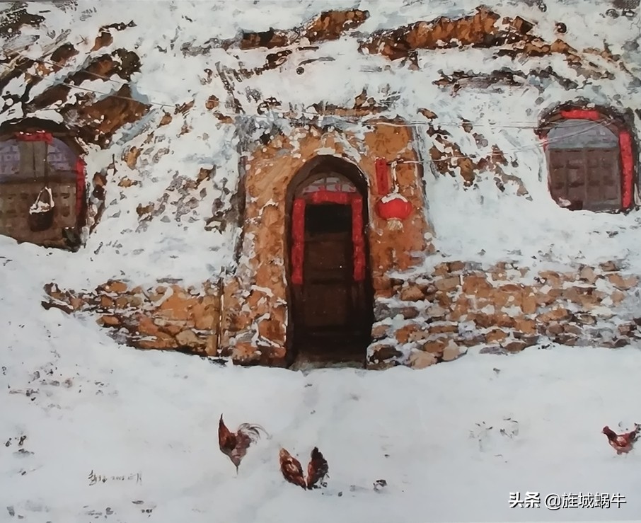 读赵福画笔下的皑皑白雪