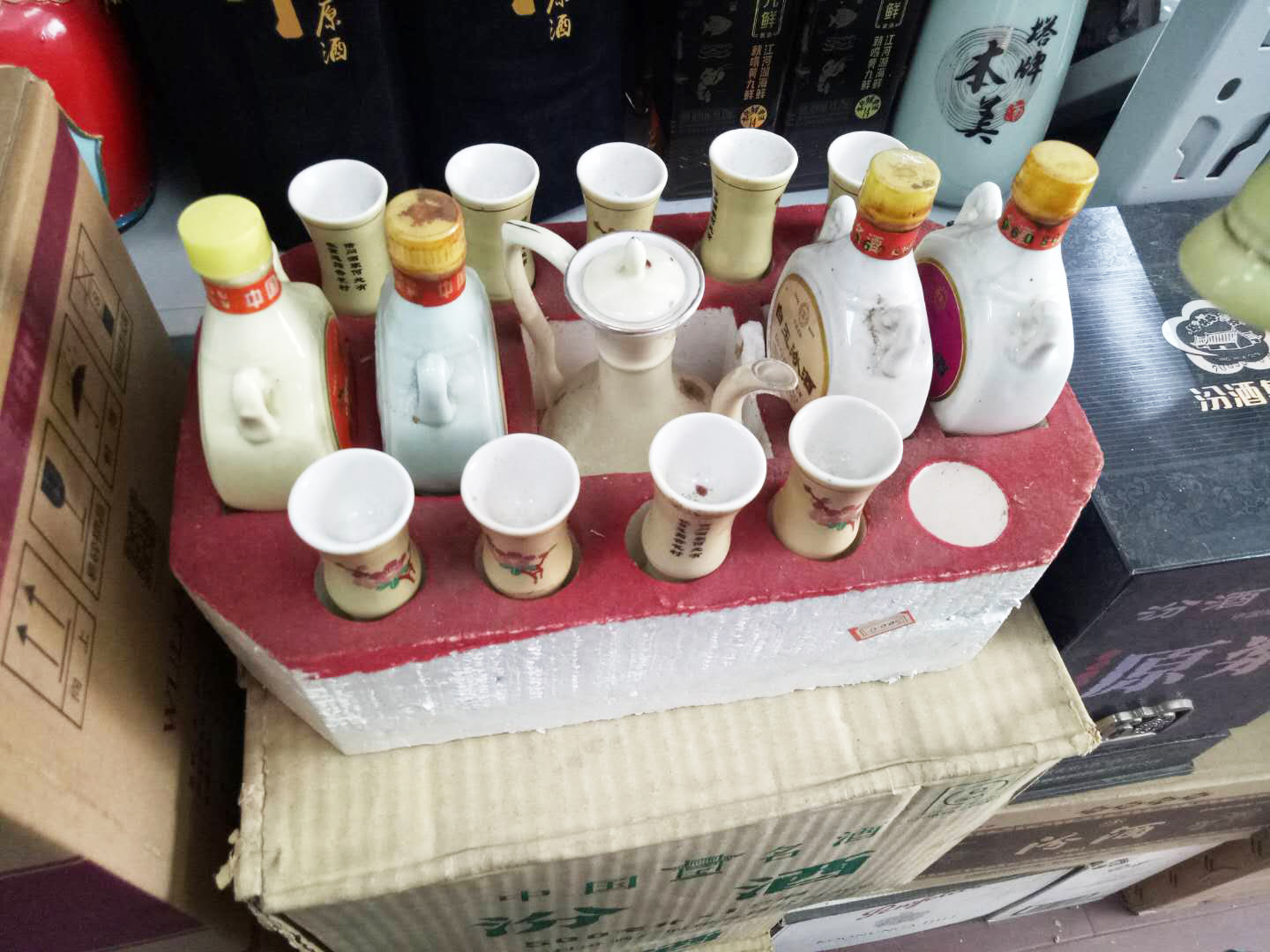 黄盖汾高端白酒单瓶,2018年汾牌淡雅53度清香型白酒