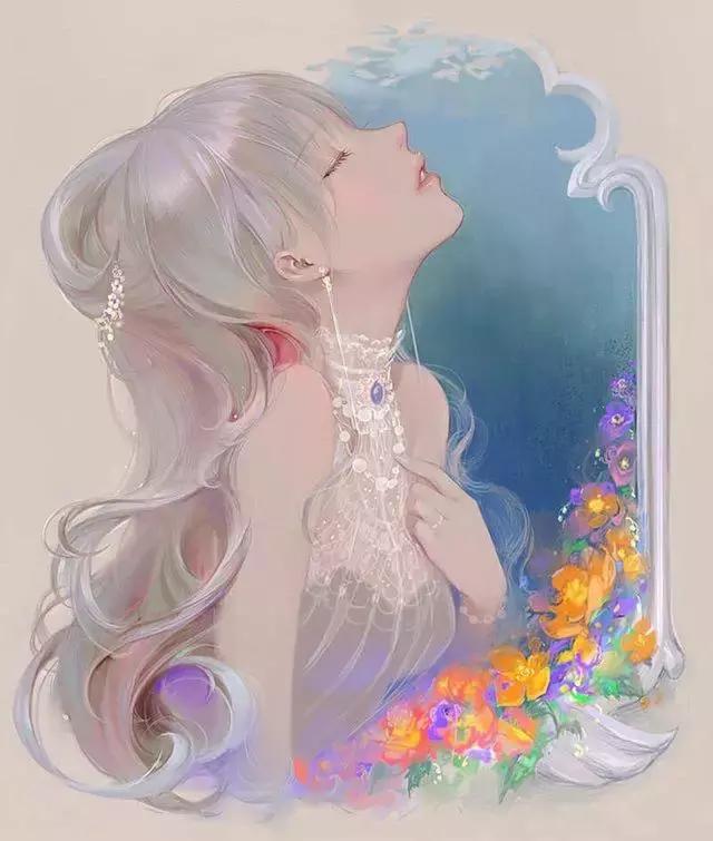 好看的仙女插画,唯美的韩国风插画