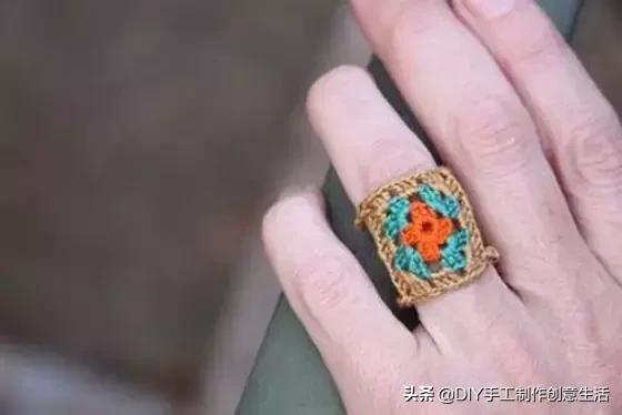 简单手工钩针diy小饰品,diy手工制作毛线钩针