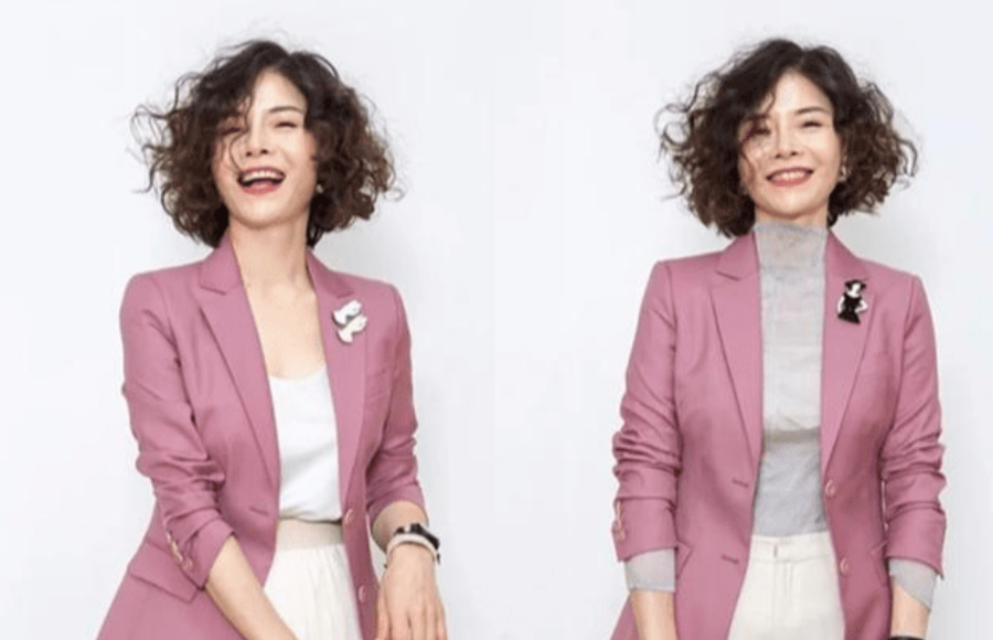 40-45岁显年轻的发型中长烫发,45岁女人发型短发烫发带刘海