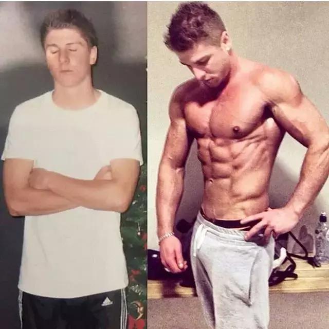 男人有肌肉与没肌肉对比,女人肌肉和男人肌肉区别