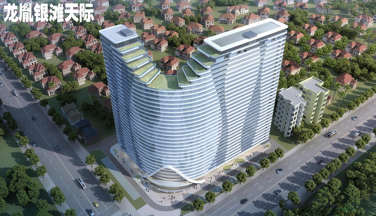 北海市龙胤银滩天际物业费多少,北海龙胤银滩天际现在盖到几层了