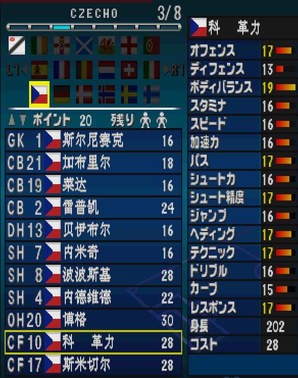 实况足球两个前锋的阵容,实况足球两个中锋阵容