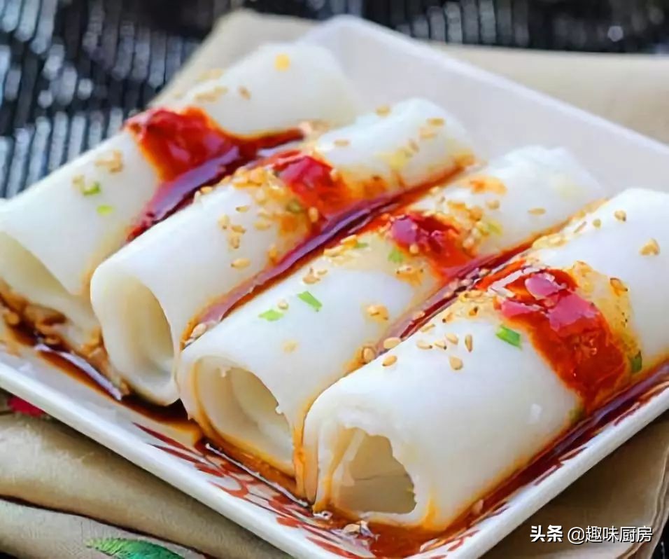 自制肠粉家常做法大全,自制肠粉做法很简单好吃到飞起