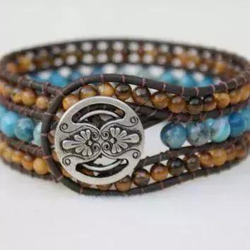 男士简约手串搭配,男人手串搭配