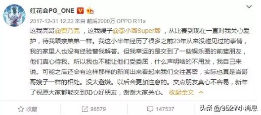 李小璐贾乃亮离婚风波,离婚声明李小璐贾乃亮