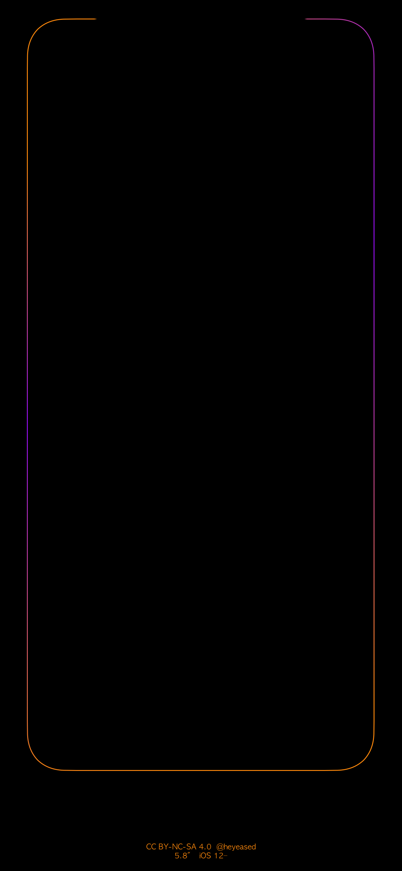 苹果12彩色边框壁纸,苹果手机壁纸主屏幕和锁屏套图