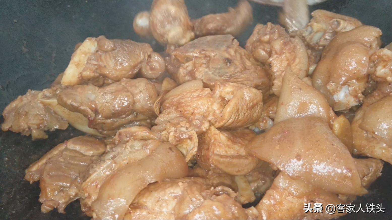 猪脚不要汤的做法,猪脚不要骨卤出来好吃吗