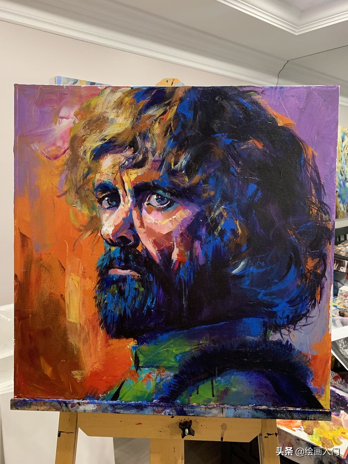 权力的游戏长幅装饰画,权利游戏绘画