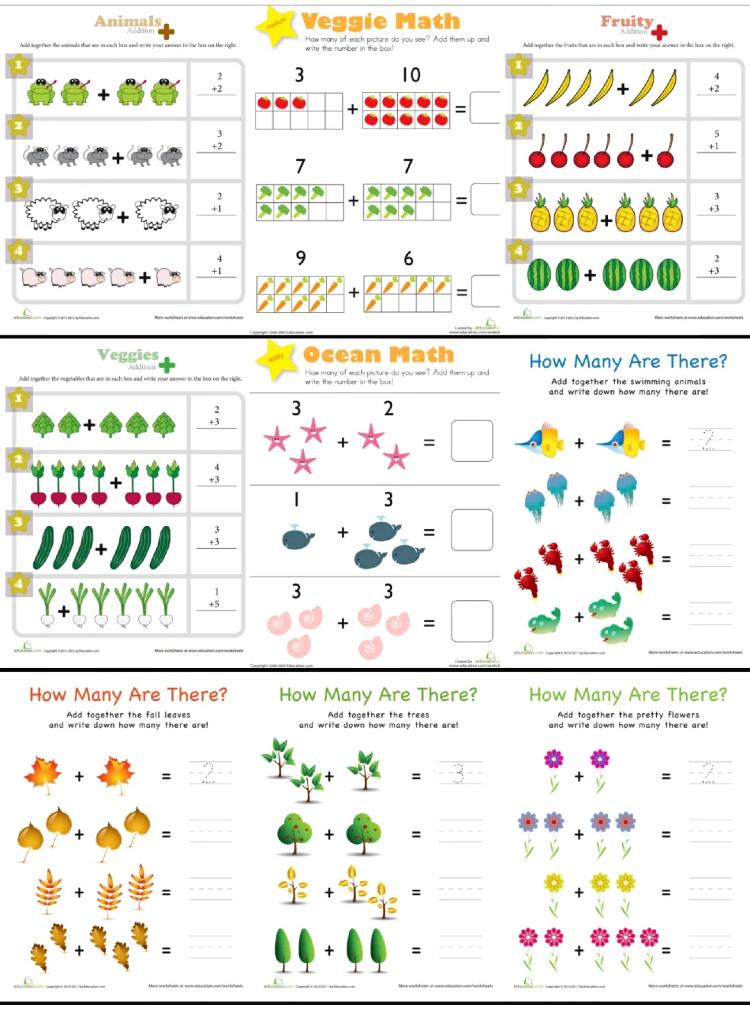 生动有趣的幼小衔接数学10以内的加减法练习汇总，超实用