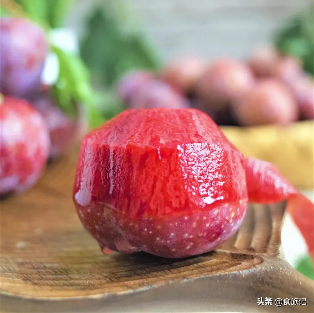 正宗的三华李水果,摘三华李酸甜脆口特解馋