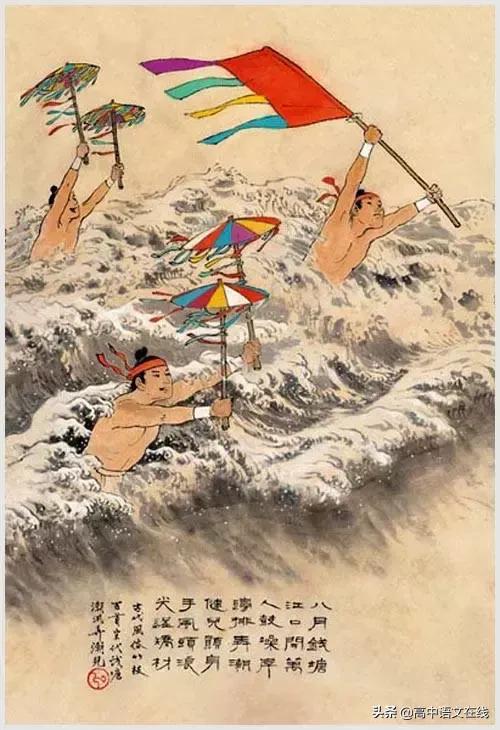 100首诗词图片,100首诗词100张风俗图太美了