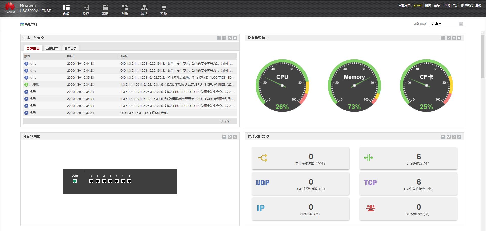 华为防火墙简单配置教程,华为防火墙基础配置教程