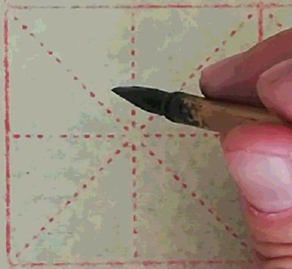 为什么不能为了写的像原帖而用勾描填画的回锋法去做字？