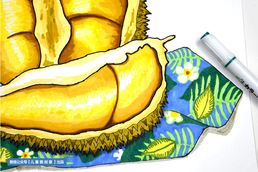 水果简笔画儿童画教程,儿童画水彩笔画教程动物