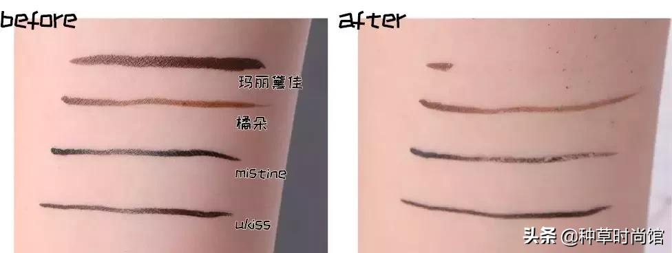 初学者如何使用kissme眼线笔,kissme眼线笔真实测评黑茶色