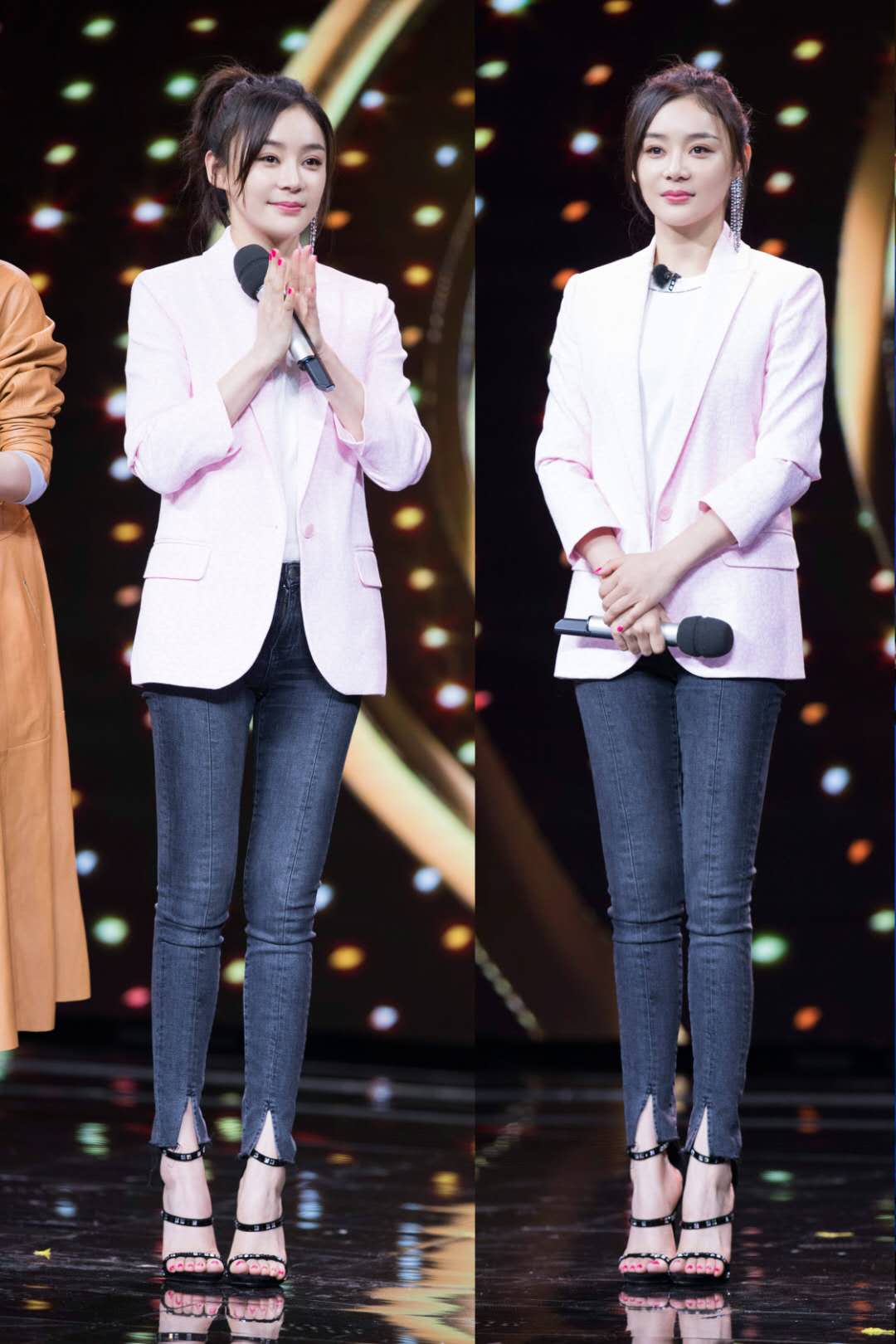 袁姗姗的马甲线坐着也能练出来,马甲线女神袁姗姗小技巧汇总