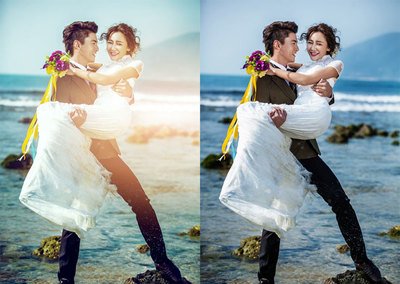 “P图”大神厉害了，有这技术还怕你的婚纱照不好看吗？