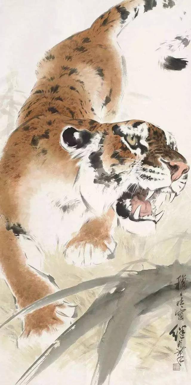 刘继卣画老虎,刘继卣的老虎画得最好