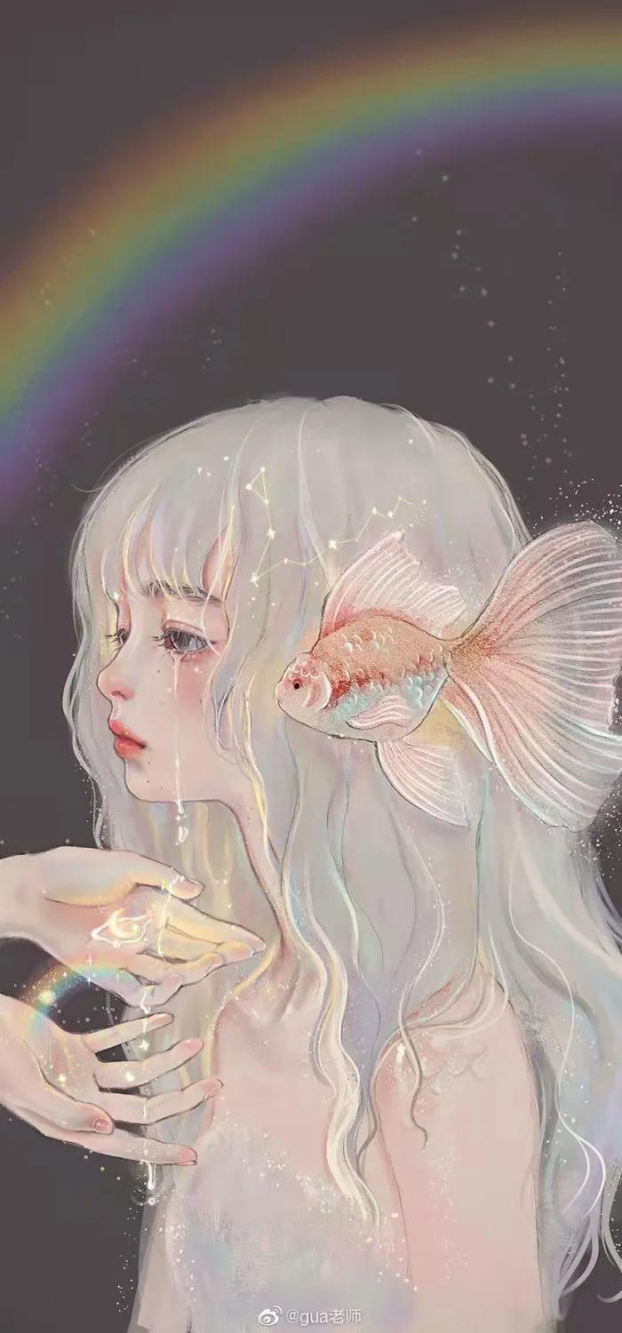 唯美十二星座手绘头像,十二星座的壁纸头像