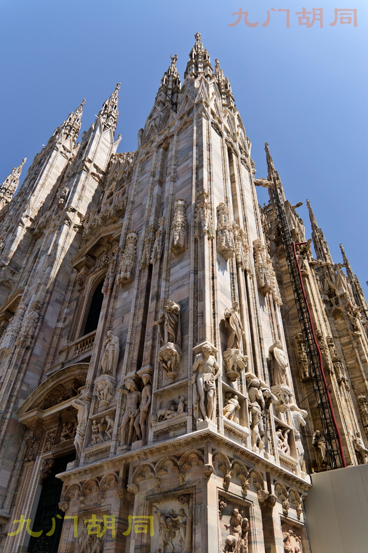 意大利旅游米兰大教堂,欧洲怀旧复古老片意大利