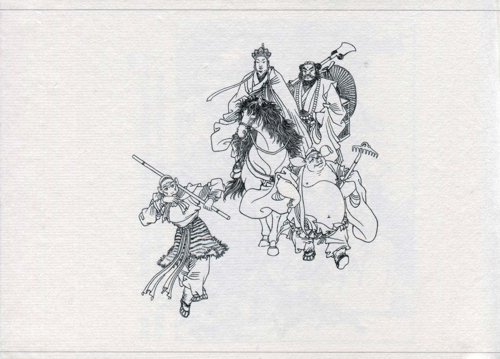赵宏本三打白骨精连环画和年画,赵宏本孙悟空三打白骨精连环画