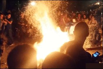 搞笑gif表面稳中带皮实则慌中带急,搞笑gif这才是真正的飙车王者