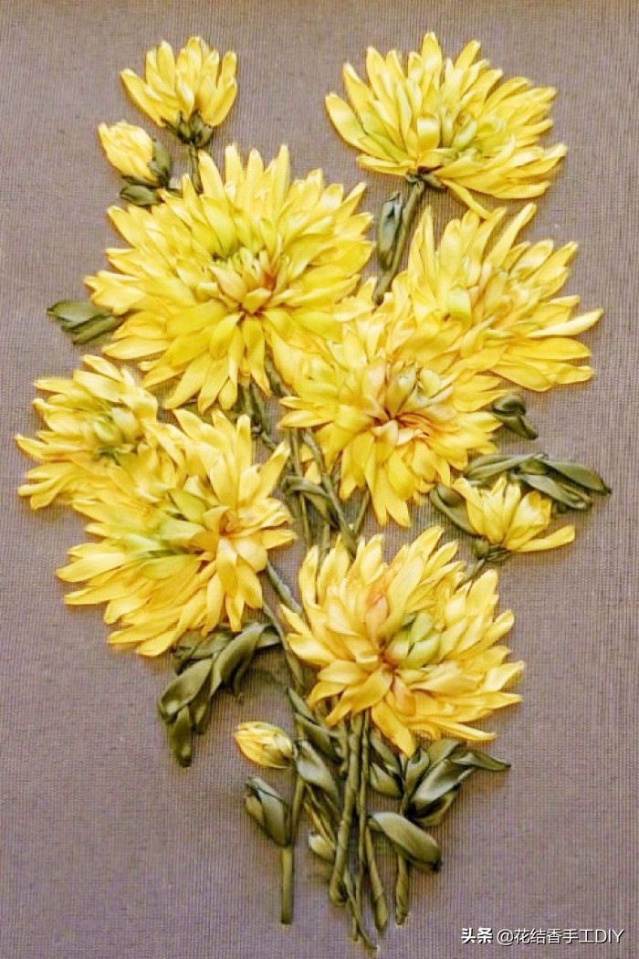 刺绣精美图案,刺绣立体福字