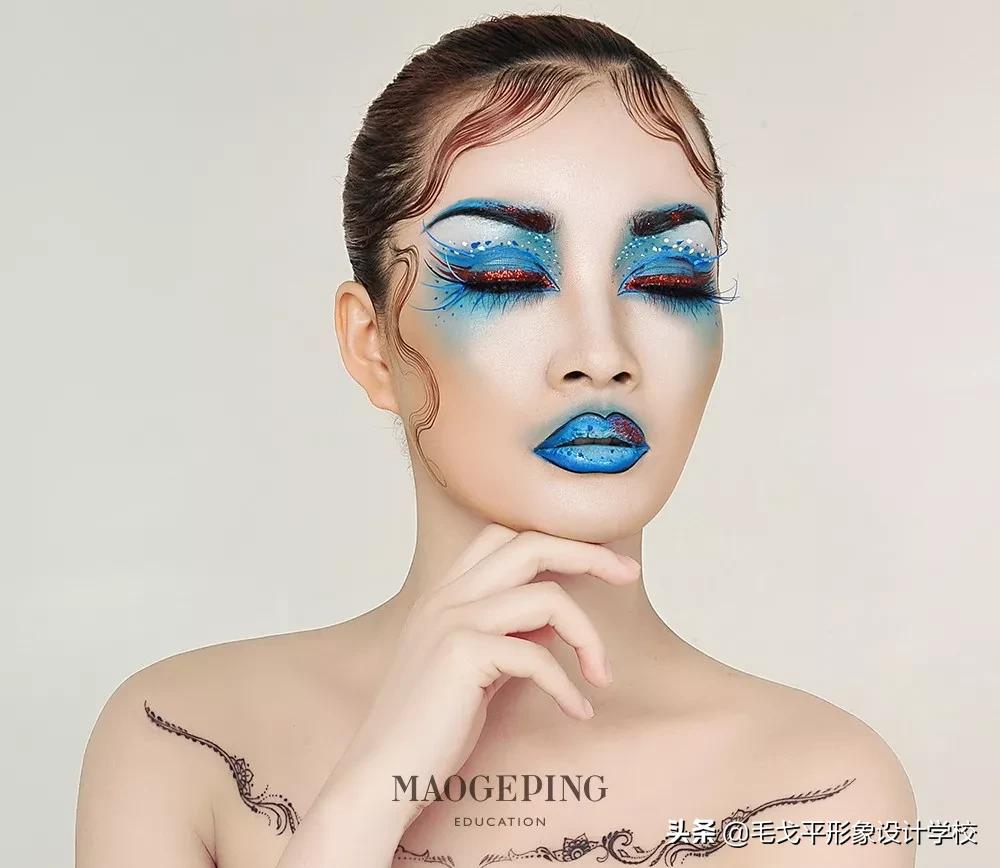 创意彩妆造型,时尚创意彩妆造型