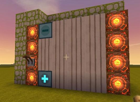 迷你世界隐藏开关门教程,迷你世界门开关