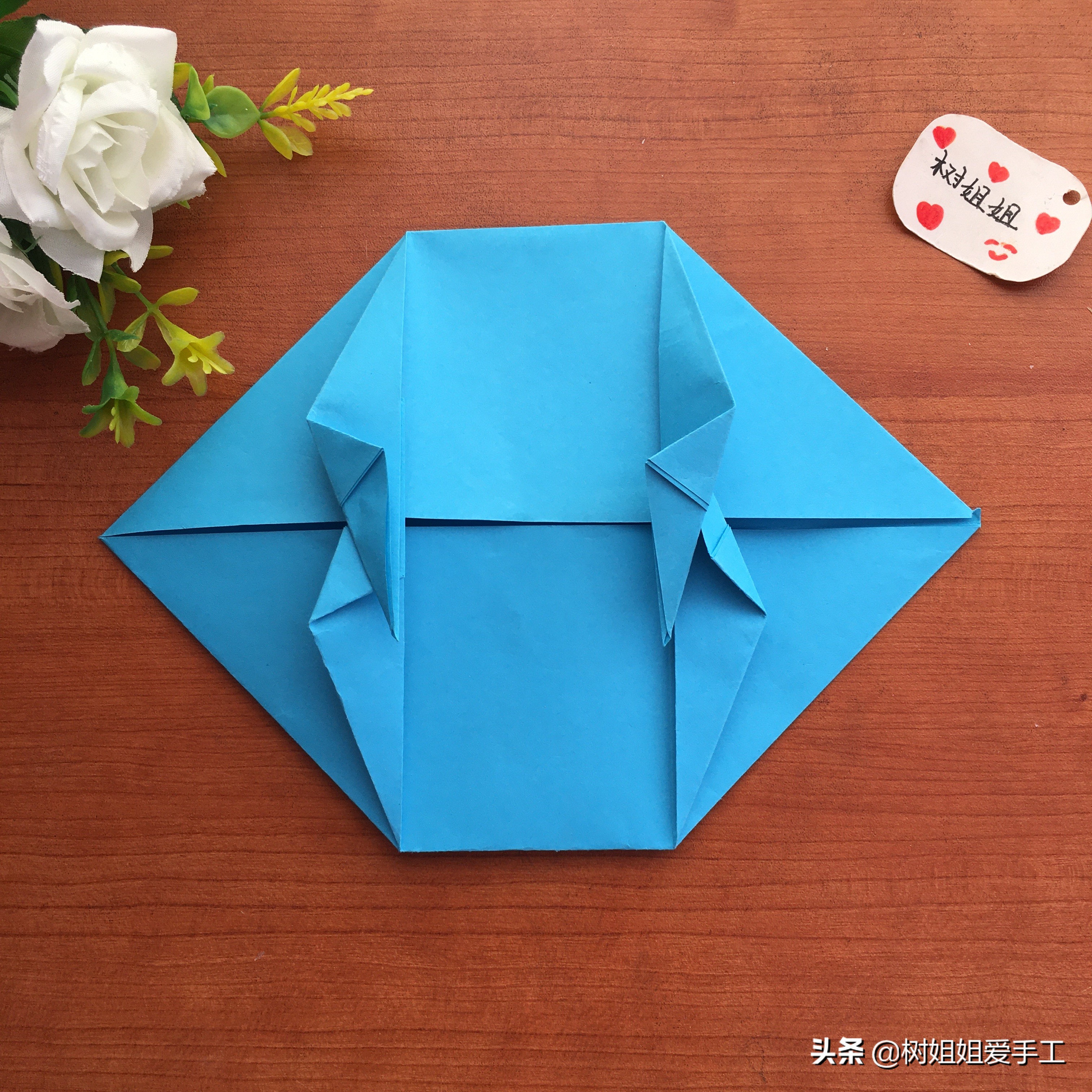 动物折纸镰刀龙教程,折可以张嘴的恐龙