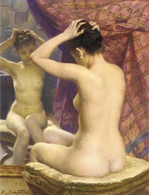 世界著名古典国王与嫔妃油画图片,法国画家笔下的美人图