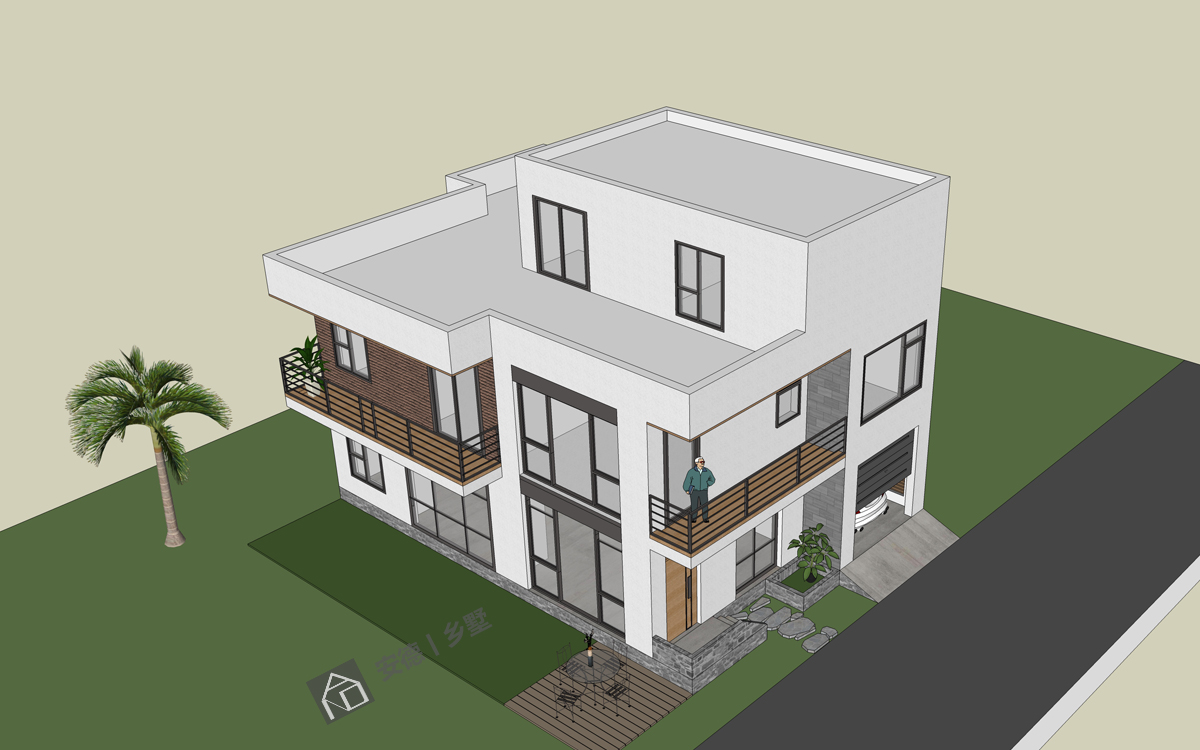 海南一层别墅主体造价,海南文昌13x10米别墅