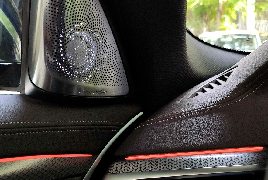 宝马5系选装宝华韦健音响效果,宝马5系音响宝华韦健对比哈曼