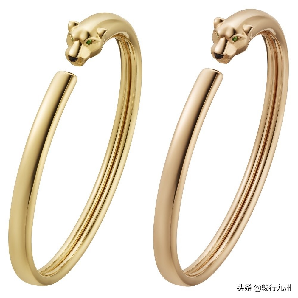 cartier满钻猎豹手镯,卡地亚猎豹款手镯