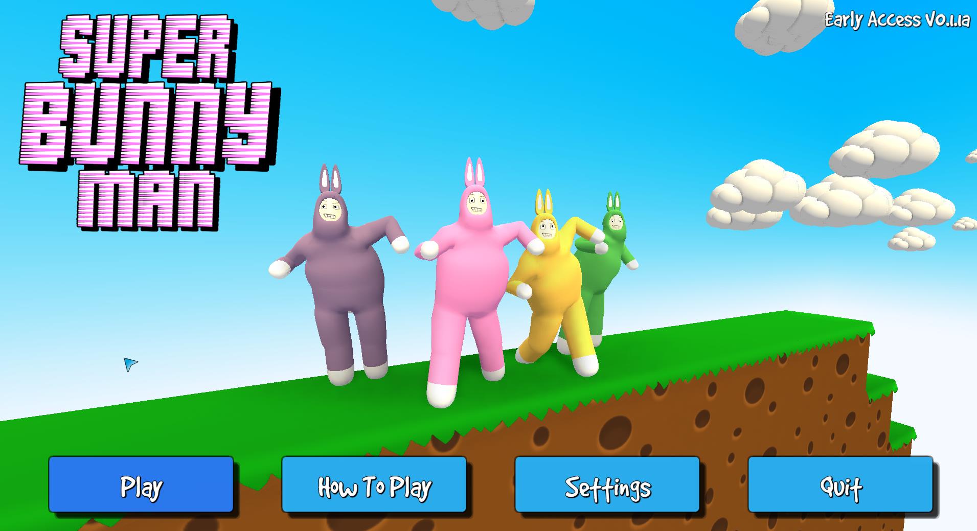 超级兔子人游戏搞笑画面,超级兔子人爆笑闯关游戏