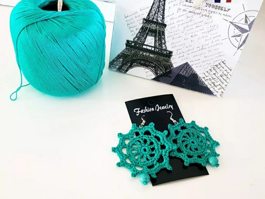 钩针手链手环图解,钩针编织小饰品图解