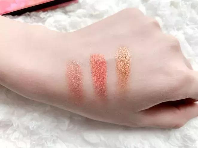 venusmarble九色眼影测评,橘朵的单色眼影新版和旧版对比