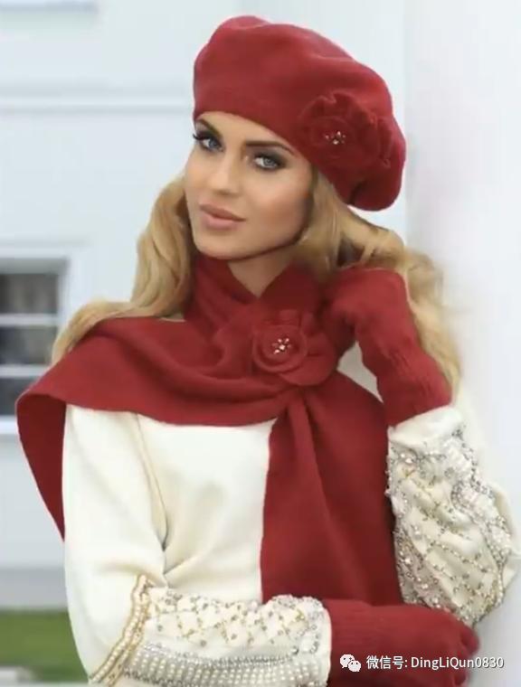 针织洋气气质帽子,针织帽子创意爆款