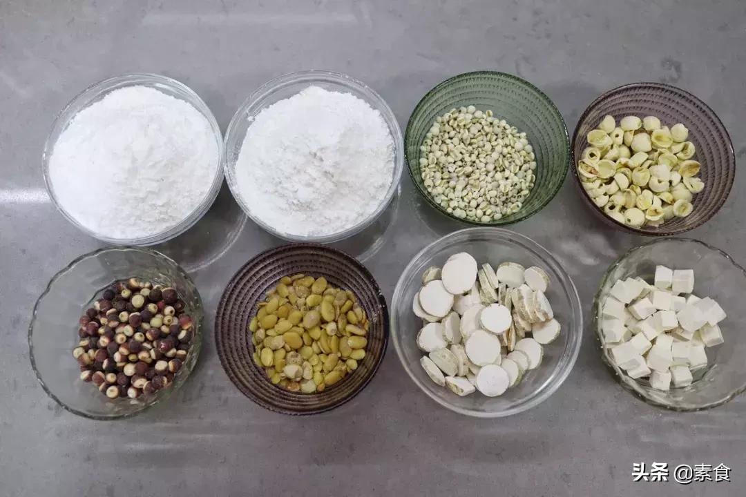 夏天做的八珍糕,自制健脾八珍糕的做法大全