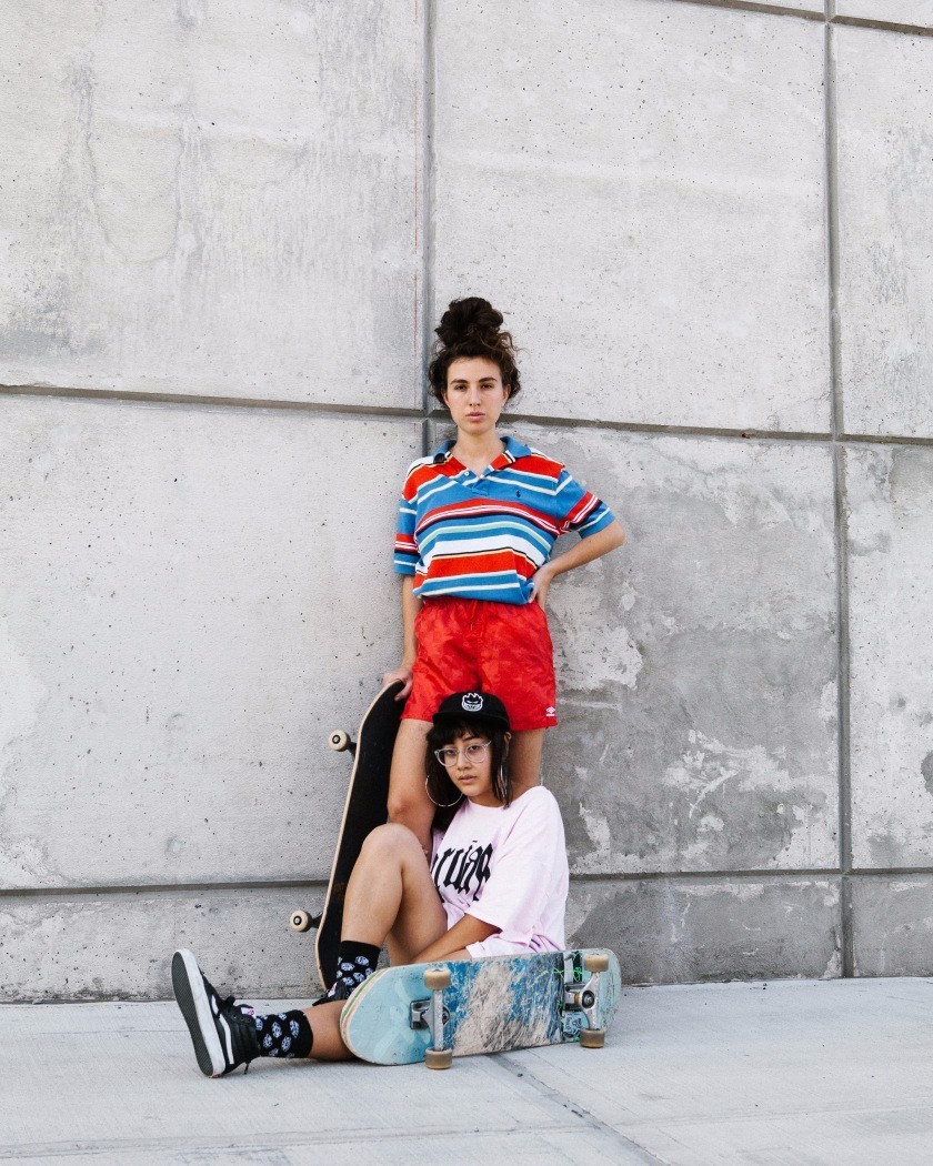 棋盘格女孩,棋盘格元素天生自带酷感