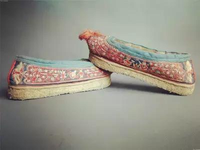 中国风纯手工绣花鞋,传统绣花鞋手工