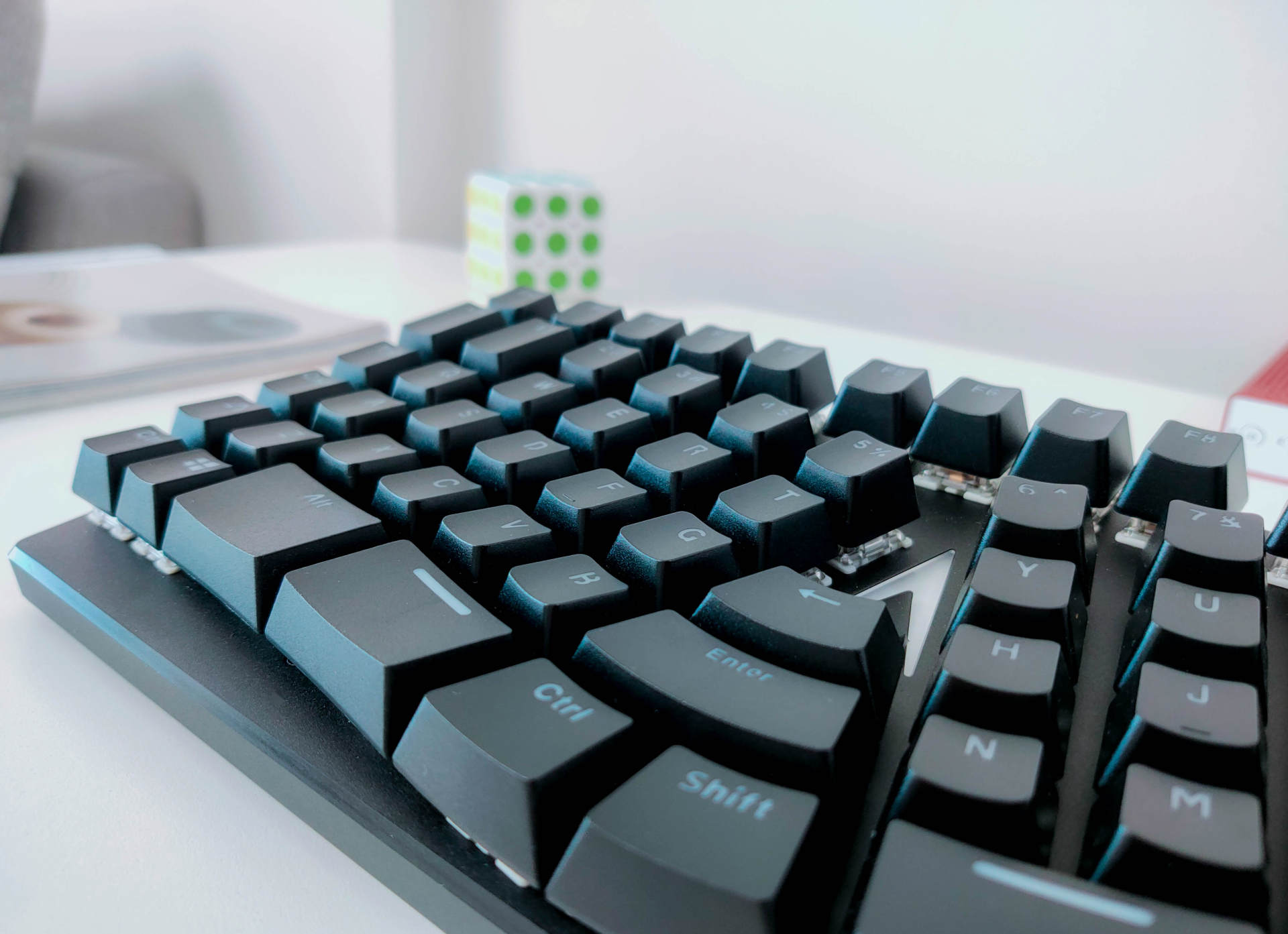 x-bows人体工学机械键盘试用体验,x-bowslite人体工程学键盘